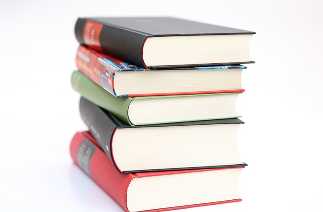 A stack of books